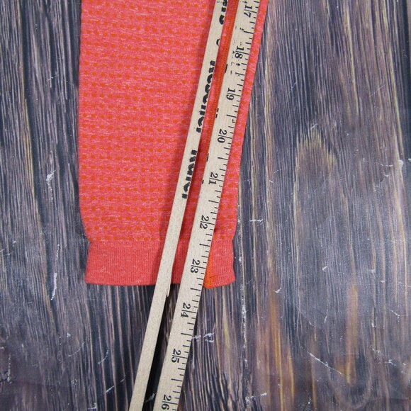 Gymshark Salmon Pink 2XS Leggings Crop Yoga Gym Workout Active Athletic - Picture 7 of 7